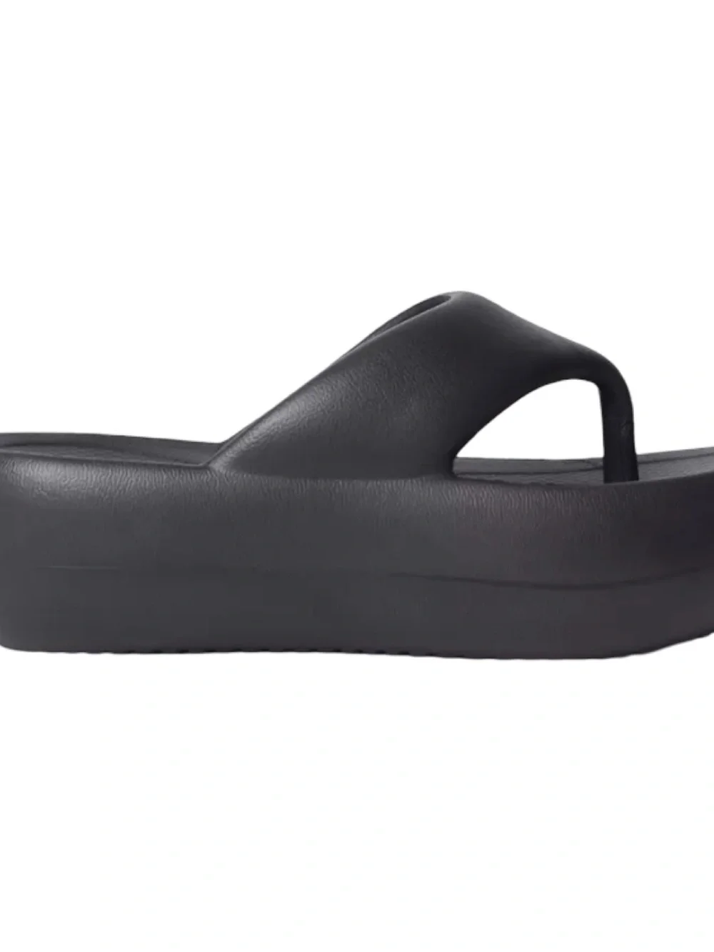 Jeffrey Campbell Chillaxin Black Platform Sandal 8 EUC